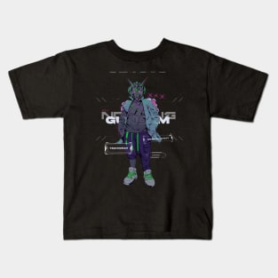 Techwear mecha head Kids T-Shirt